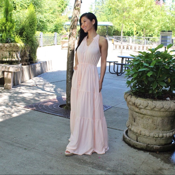 lauren conrad halter maxi dress